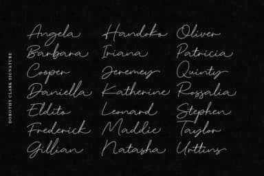 Dorothy Clark Script Font by letterhend — Script Handwritten Font — thumbnail 4