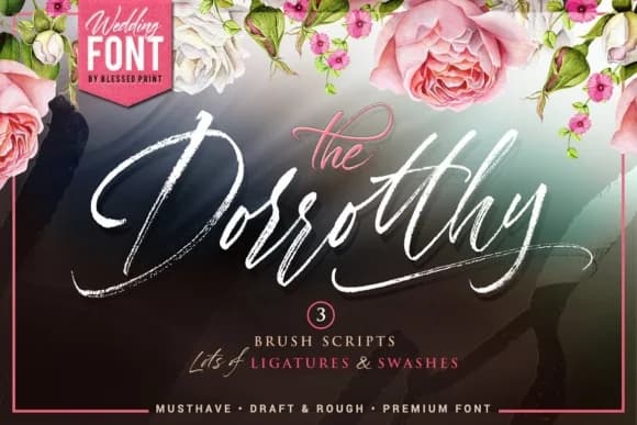 Dorrotthy Script Font by Blessed Print — Script Handwritten Font