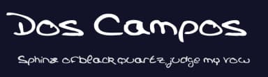 Dos Campos by Qkila — Script Handwritten Font — thumbnail 2
