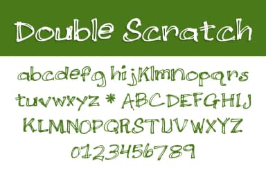 Double Scratch Font by brittneymurphydesign — Script Handwritten Font — thumbnail 2