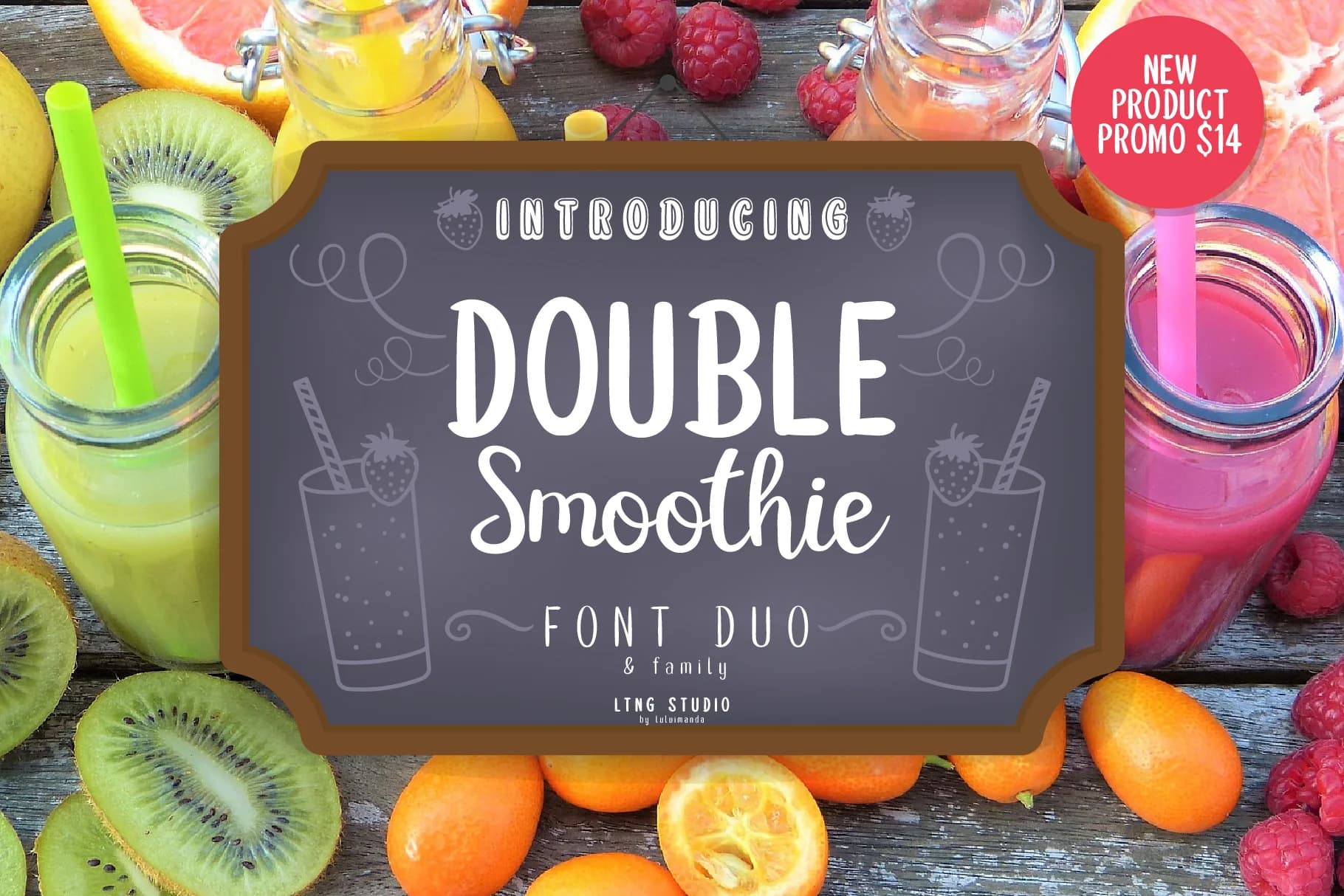 Double Smoothie Font by LTNG — Script Handwritten Font