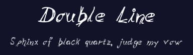 Double Line by Nils Stahl — Script Handwritten Font — thumbnail 2