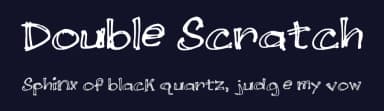 Double Scratch by Brittney Murphy Design — Script Handwritten Font — thumbnail 2