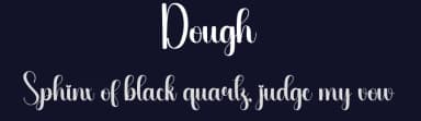 Dough by Scratchones — Script Handwritten Font — thumbnail 2