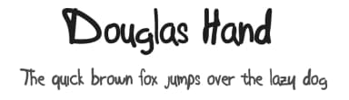Douglas Hand by typO969 — Script Handwritten Font — thumbnail 1