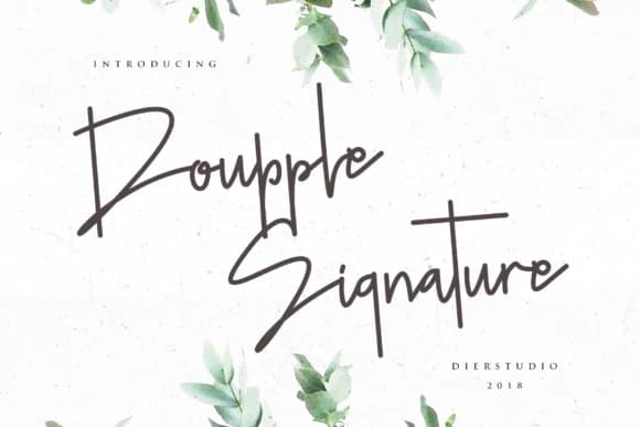 Doupple Font by Dierstudio — Script Handwritten Font — preview 1