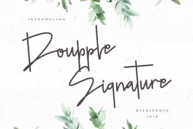 Doupple Font by Dierstudio — Script Handwritten Font — thumbnail 1