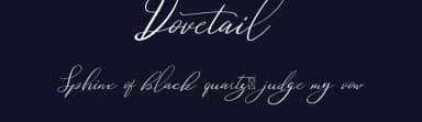 Dovetail by Calligraphy Fonts — Script Handwritten Font — thumbnail 2