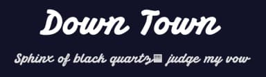 Down Town by BLKBK Fonts — Script Handwritten Font — thumbnail 2