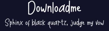 Downloadme by Vaiminit — Script Handwritten Font — thumbnail 2