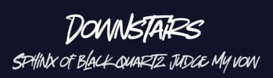 Downstairs by Gassstype — Script Handwritten Font — thumbnail 2
