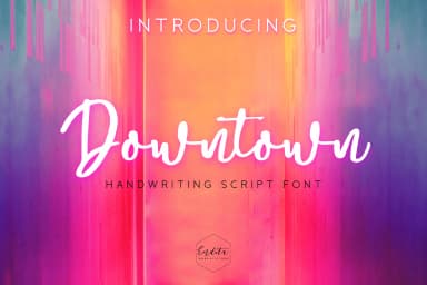 Downtown Font by Telllu — Script Handwritten Font — thumbnail 1
