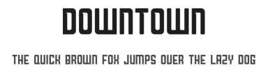 Downtown by Nelson Fraga — Sans Serif Font — thumbnail 1