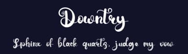 Downtry by Mr.Soon Design — Script Handwritten Font — thumbnail 2