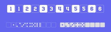 dPoly Block Dice by Pixel Sagas — Dingbats Font — thumbnail 3
