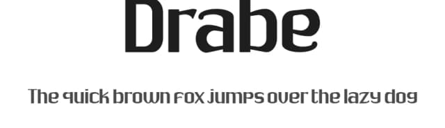Drabe by Albertako — Sans Serif Font