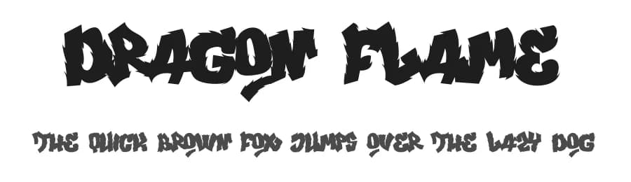 Dragon Flame by Cikareotype Studio — Script Handwritten Font