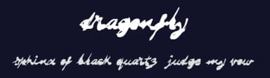 Dragonfly by Saji Johnny Kundukulam — Script Handwritten Font — thumbnail 2