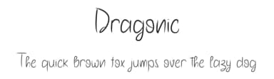 Dragonic by Invitara — Script Handwritten Font — thumbnail 1