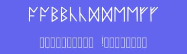 Dragonscript Runes by Rebecca Shusatck — Dingbats Font — thumbnail 3