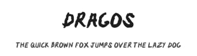Dragos by Angelo Aman — Script Handwritten Font — thumbnail 1