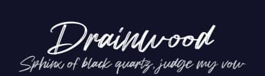 Drainwood by Fontherapy — Script Handwritten Font — thumbnail 2