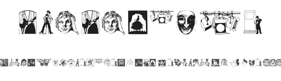 Drama And Co by Manfred Klein — Dingbats Font