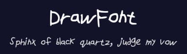 DrawFont by Any Animations — Script Handwritten Font — thumbnail 2