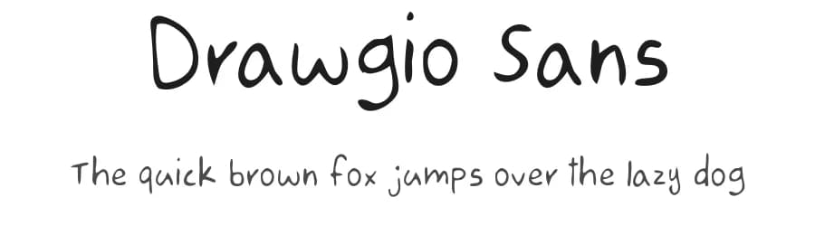 Drawgio Sans by Drawgio — Script Handwritten Font