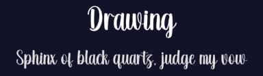 Drawing by creatype designer — Script Handwritten Font — thumbnail 2