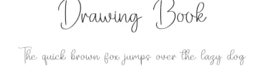 Drawing Book by Nirmala Creative — Script Handwritten Font — thumbnail 1
