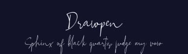 Drawpen by adesigncreatype — Script Handwritten Font — thumbnail 2
