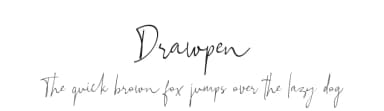Drawpen by adesigncreatype — Script Handwritten Font — thumbnail 1