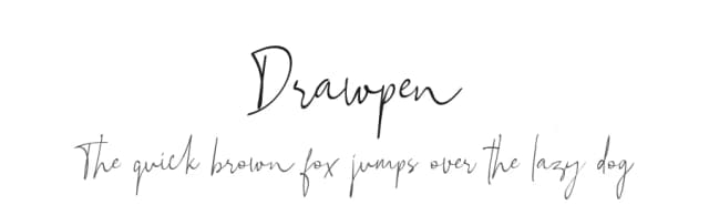 Drawpen by adesigncreatype — Script Handwritten Font