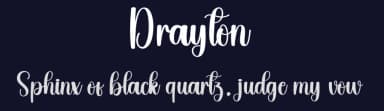 Drayton by Scratchones — Script Handwritten Font — thumbnail 2