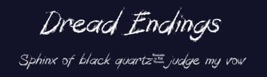 Dread Endings by Hurufraktur — Script Handwritten Font — thumbnail 2