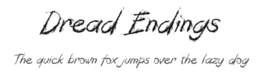 Dread Endings by Hurufraktur — Script Handwritten Font — thumbnail 1
