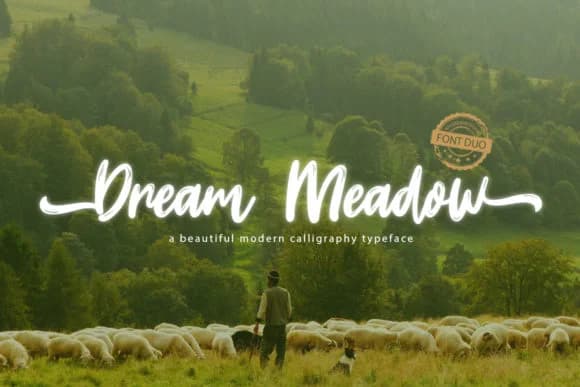 Dream Meadow Font by Khurasan — Script Handwritten Font