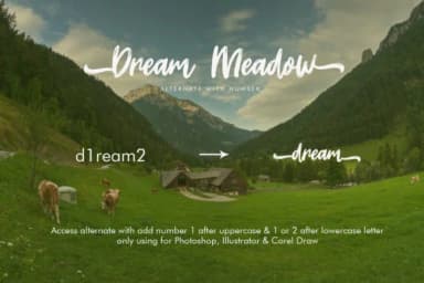 Dream Meadow Font by Khurasan — Script Handwritten Font — thumbnail 6