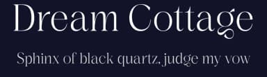 Dream Cottage by RantautypeStudio — Serif Font — thumbnail 2