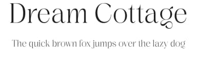 Dream Cottage by RantautypeStudio — Serif Font — thumbnail 1