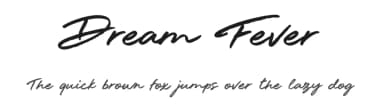 Dream Fever by BLKBK Fonts — Script Handwritten Font — thumbnail 1