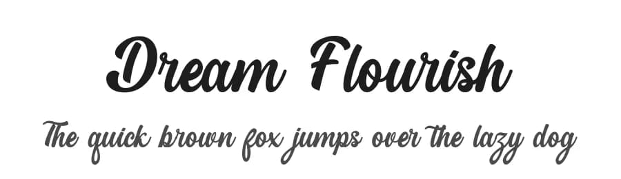 Dream Flourish by PutraCetol Studio — Script Handwritten Font