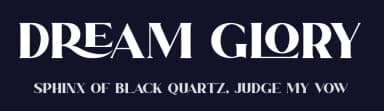 Dream Glory by Riyadh Rahman — Serif Font — thumbnail 2