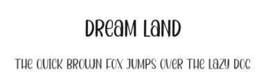 Dream Land by Andi Moz — Script Handwritten Font — thumbnail 1