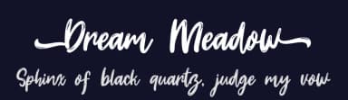 Dream Meadow by Khurasan — Script Handwritten Font — thumbnail 2