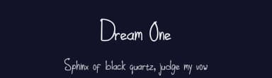 Dream One by Gigih Wiryana — Script Handwritten Font — thumbnail 2