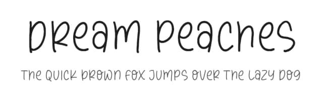 Dream Peaches by Balpirick Studio — Script Handwritten Font