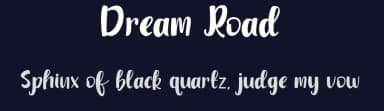 Dream Road by Rvandtype — Script Handwritten Font — thumbnail 2