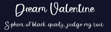 Dream Valentine by Etik Fatimah — Script Handwritten Font — thumbnail 2